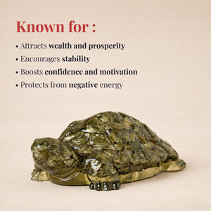 PYRITE TORTOISE FOR VAASTU & PROSPERITY