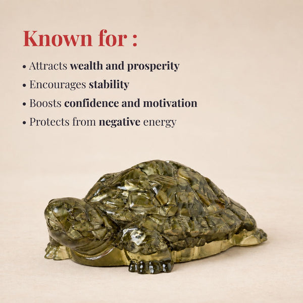 PYRITE TORTOISE FOR VAASTU & PROSPERITY